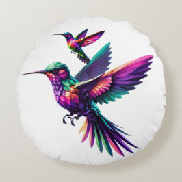 Colibrí prisma multicolor ラウンドクッション