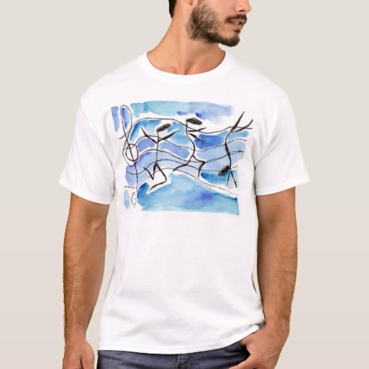 Colinの積み重ね-踊りはワイシャツに注意します Tシャツ (正面)