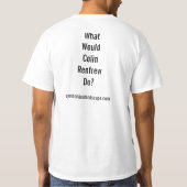 Colin何をレンフルーはしますか。 Tシャツ (裏面)