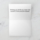 Colin Carr-Nall著リヴァプールの幸せな休日 シーズンカード (内部)