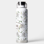 Coliseo Romano con Flores para personalizar ウォーターボトル (背面)