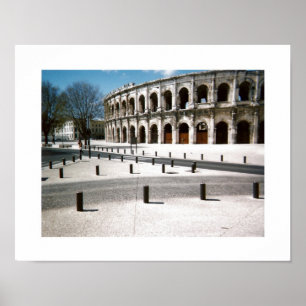 Coliseum in Nimes Fine Art Landscape ポスター