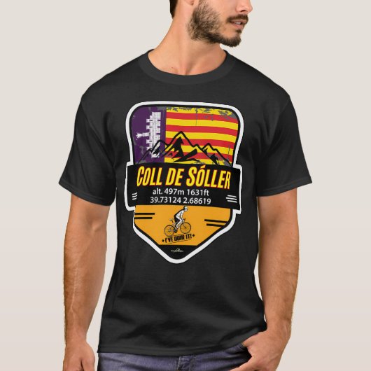 Coll De Soller Mallorca Spain Ive Done Itサイクリング Tシャツ (正面)