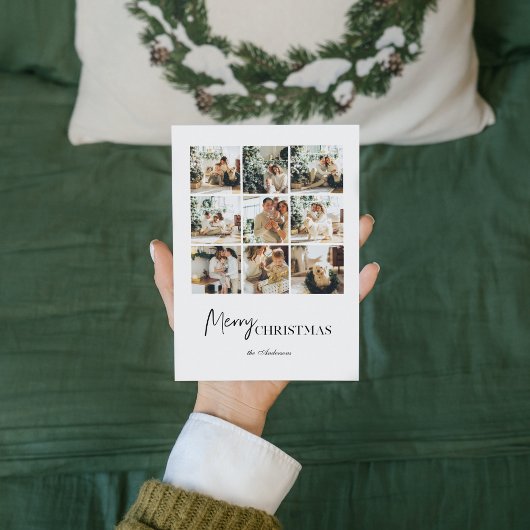 Collageシンプルファミリー写真 |メリークリスマス