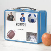 COLLAGEフォトランチボックスブルースカイカスタマイズト メタルランチボックス (インサイチュ)