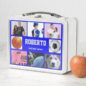 COLLAGEフォトランチボックスホワイトへカスタマイズ メタルランチボックス (インサイチュ)