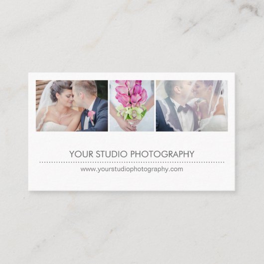 Collageモダン Business Card 名刺 (正面)