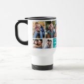 Collage 10 Photos Best Papa Ever トラベルマグ (左)