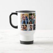 Collage 10 Photos Best Papa Ever トラベルマグ (左)