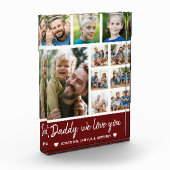 Collage 10 Photos gift for Dad フォトブロック (左)