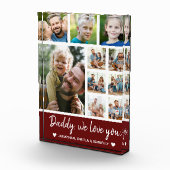 Collage 10 Photos gift for Dad フォトブロック (右)