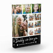 Collage 10 Photos gift for Dad フォトブロック (左)