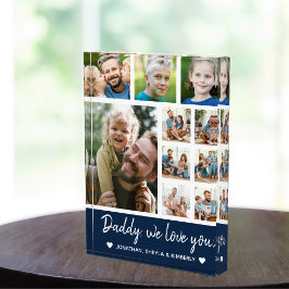 Collage 10 Photos gift for Dad フォトブロック