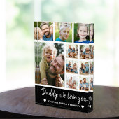 Collage 10 Photos gift for Dad フォトブロック