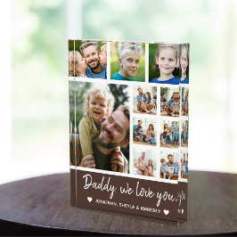 Collage 10 Photos gift for Dad フォトブロック