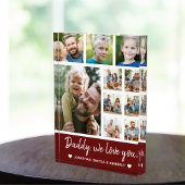 Collage 10 Photos gift for Dad フォトブロック