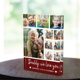 Collage 10 Photos gift for Dad フォトブロック