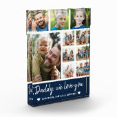 Collage 10 Photos gift for Dad フォトブロック (左)