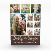 Collage 10 Photos gift for Dad フォトブロック (正面)