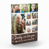 Collage 10 Photos gift for Dad フォトブロック (左)