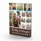 Collage 10 Photos gift for Dad フォトブロック (右)