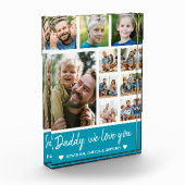 Collage 10 Photos gift for Dad フォトブロック (左)