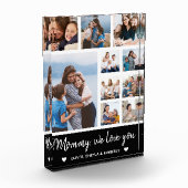 Collage 10 Photos gift for Mom フォトブロック (左)