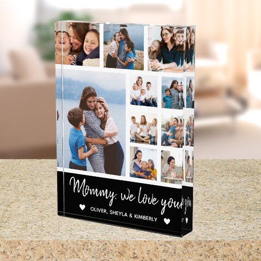 Collage 10 Photos gift for Mom フォトブロック