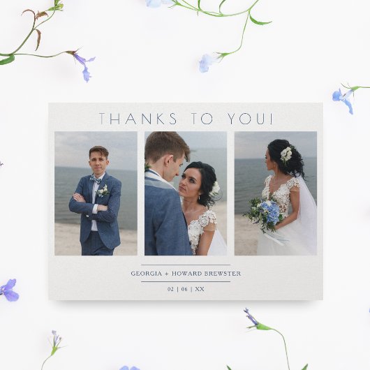 Collage 3写真モダンのミニマル結婚リストスクリプト