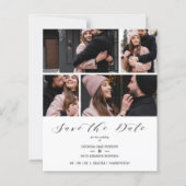 Collage 4 Photos Modern Couple Wedding (正面)