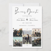 Collage 5 Photos Covid19 Chic Be Our Guest Wedding セーブザデート (正面)