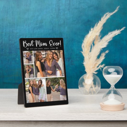 Collage 5 Photos Gift for Mother's Day フォトプラーク (側面)