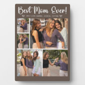 Collage 5 Photos Gift for Mother's Day フォトプラーク (正面)
