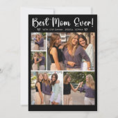 Collage 5 Photos Gift for Mother's Day 招待状 (正面)