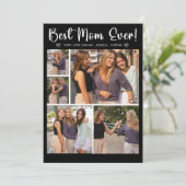 Collage 5 Photos Gift for Mother's Day 招待状 (スタンド正面)