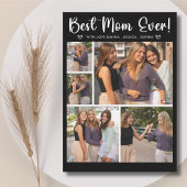 Collage 5 Photos Gift for Mother's Day 招待状