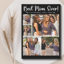 Collage 5 Photos Gift for Mother's Day 招待状