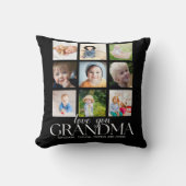 Collage 9 Photos for Grandma Love you クッション (正面)