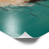 Collage Abstracto de Círculo Colorido フォトプリント (角)