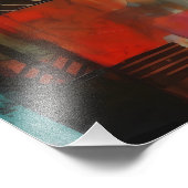 Collage Abstracto de Círculo Geométrico フォトプリント (角)