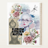 Collage Art Birthday Flowers プランナー手帳 (裏面)