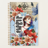 Collage Art December, Holly プランナー手帳 (正面)
