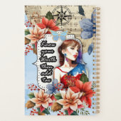 Collage Art December, Holly プランナー手帳 (裏面)