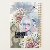 Collage Art January, Carnation プランナー手帳 (裏面)