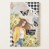 Collage Art March, Daffodil プランナー手帳 (裏面)