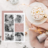 Collage Christmas Photo | Merry Christmas | Pink