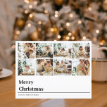 Collage Family Photo | Merry Christmas ポストカード<br><div class="desc">Collage Family Photo | Merry Christmas</div>