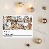 Collage Family Photo | Merry Christmas ポストカード
