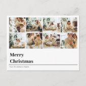 Collage Family Photo | Merry Christmas ポストカード (正面)