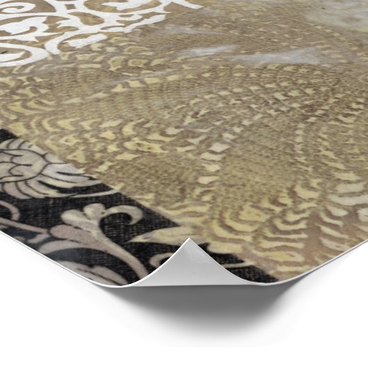 Collage Fleur II ポスター (角)